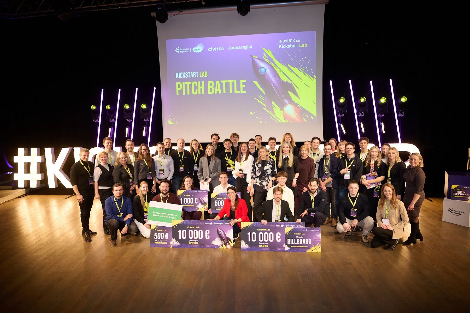 Jaunimo startuolių inovacijos: „Kickstart LAB“ finale – proveržiai, naujos rinkos ir 20 000 eurų